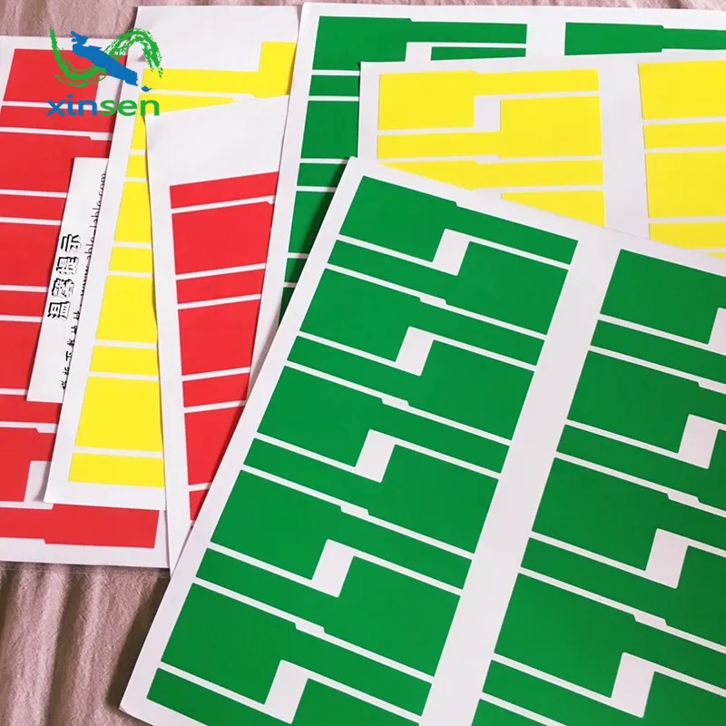 Etichetta colorata del cavo di ricarica