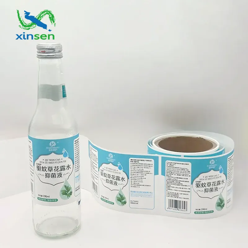 Etichetta impermeabile per prodotti per la cura della pelle