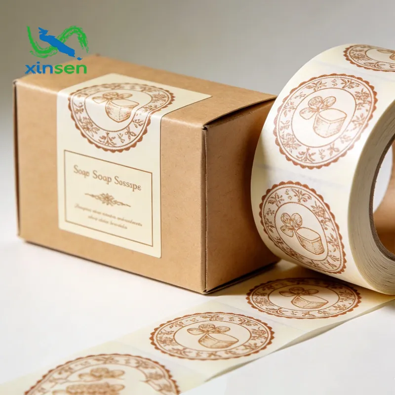 Etichetta impermeabile per scatola di sapone