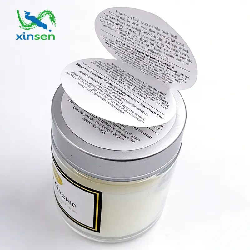 Etichette di carta a tre strati