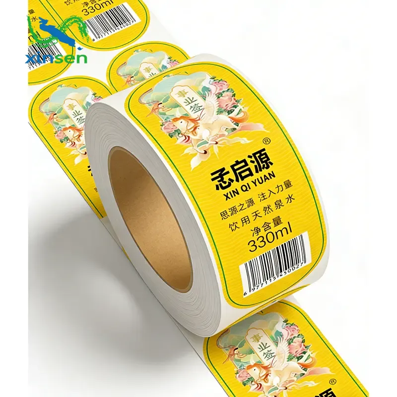 Etichetta per bottiglia di bevanda impermeabile